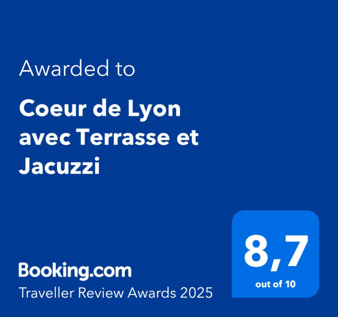 Coeur De Lyon Avec Terrasse Et Jacuzzi Apartment Exterior photo